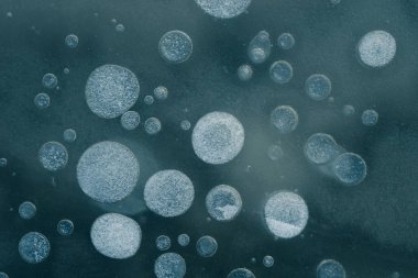 gölet kış arka plan doku üzerinde mavi renk buz