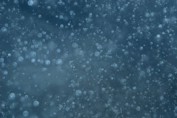 Gölet Kış Arka Plan Doku Üzerinde Mavi Renk Buz — Stok fotoğraf