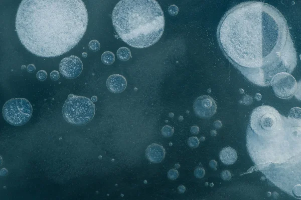 gölet kış arka plan doku üzerinde mavi renk buz