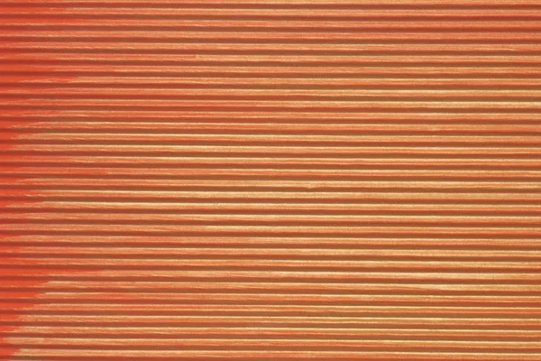 Gold Color Painted Corrugated Orange Paper Background Texture — Stock Photo, Image