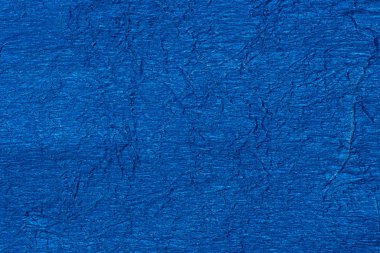 mavi renk metalik buruşuk Kağıt arka plan dokusu