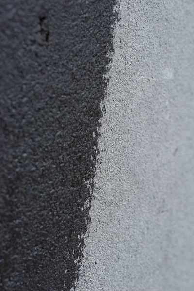 混凝土管道黑色涂漆细节选择性焦点背景宏 — 图库照片