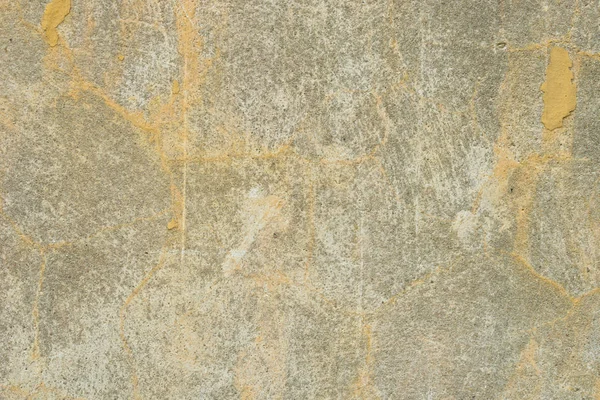 오래 된 필 링 노란 그려진된 벽 질감 배경 — 스톡 사진