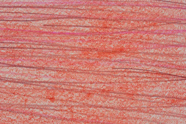 Piros zsírkréta rajz szürke papír alapon — Stock Fotó