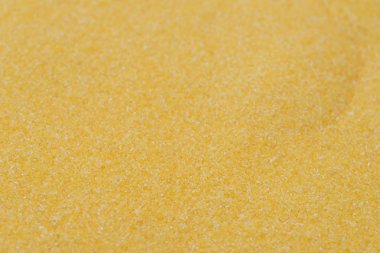 polenta çiğ taneleri seçici odak arka plan