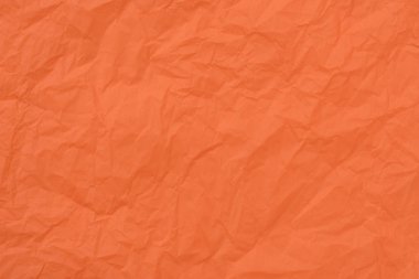 Turuncu buruşuk kağıt mendil doku arka plan 