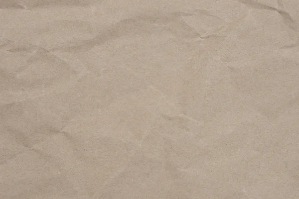 Knitterte braune Recyclingpapier Hintergrund Textur — Stockfoto