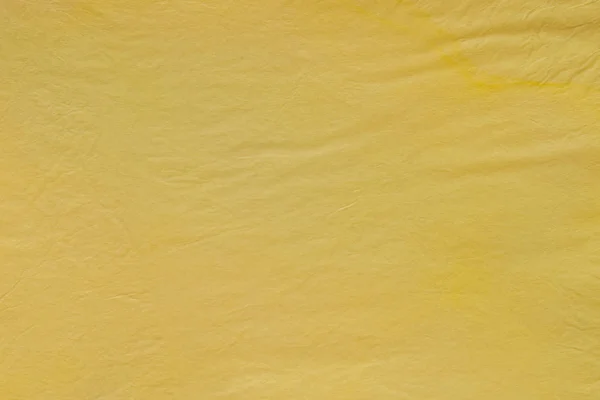 Sárga akvarell festett háttér textúra a gyűrött papír — Stock Fotó