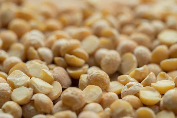 乾燥分割黄色エンドウ豆 — ストック写真