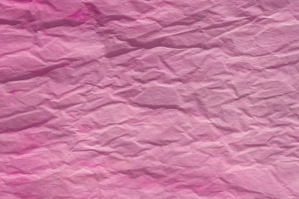 Texture de papier de soie plissé rose — Photo