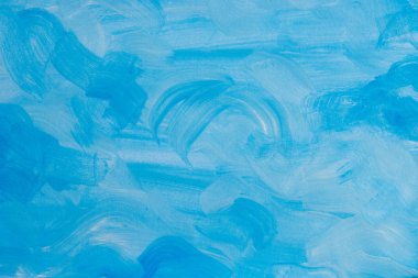 Kağıt arka plan doku üzerinde mavi boyalı