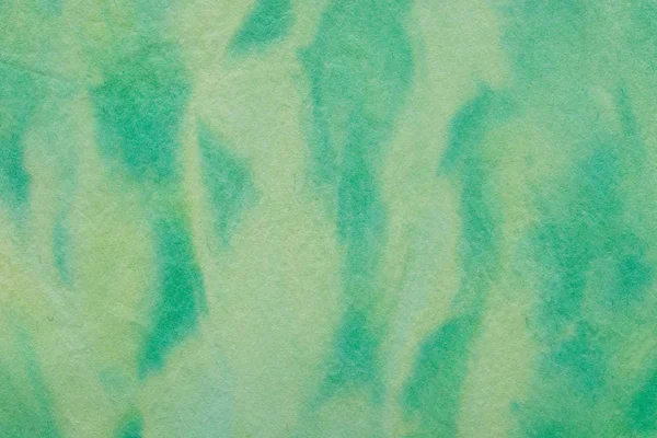 Acuarela verde pastel pintado sobre papel textura de fondo — Foto de Stock