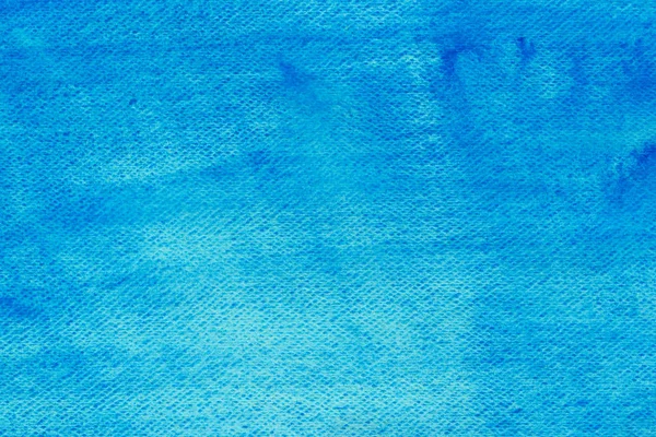 Kék akvarell pasztell festett papír háttér textúra — Stock Fotó