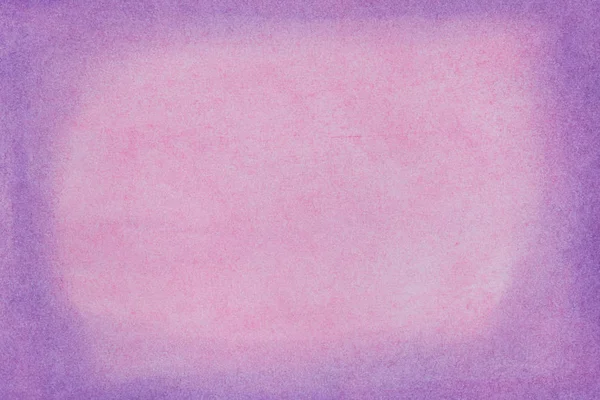 Cor-de-rosa crayon fundo sobre taxtura de papel com borda violeta — Fotografia de Stock
