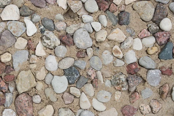 Pebble stones on beach — Stock Photo, Image