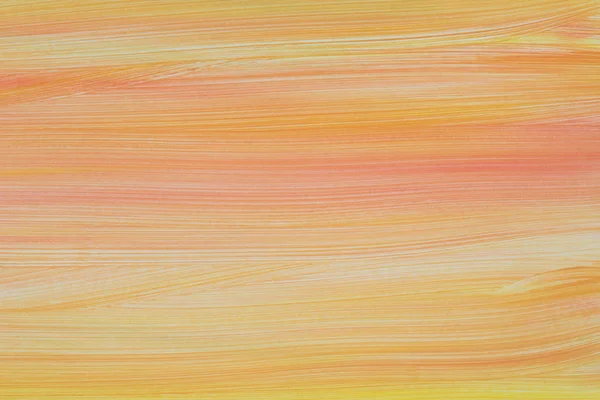 Orange and yellow art acrylic painted on paper background textur — Stock Photo, Image