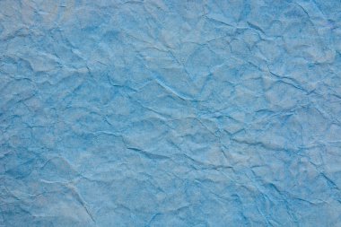 mavi buruşmuş pastel kağıt arka plan dokusu 