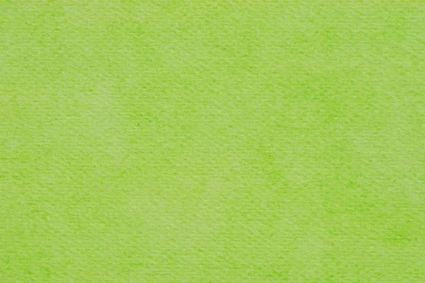 Зелений акварель, пофарбований на паперовому фоні текстури макро — стокове фото