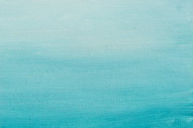 sanatsal tuval üzerine boyanmış turkuaz arka plan dokusu 