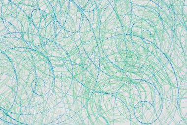 kağıt arka plan üzerinde çok renkli boya kalemleri doodle 