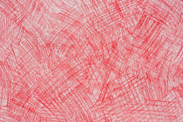 Garabatos de lápiz rojo sobre textura de fondo de papel — Foto de Stock