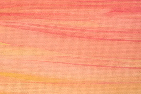 Текстура оранжевого фона, окрашенная на холсте — стоковое фото