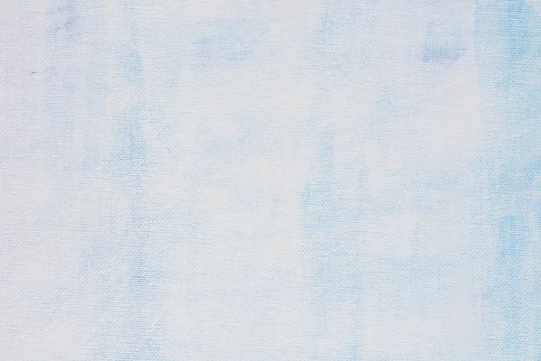 Azul e branco pintado sobre tela artística fundo textura — Fotografia de Stock