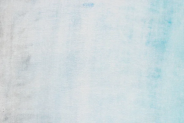 Azul y blanco pintado sobre lienzo artístico textura de fondo — Foto de Stock