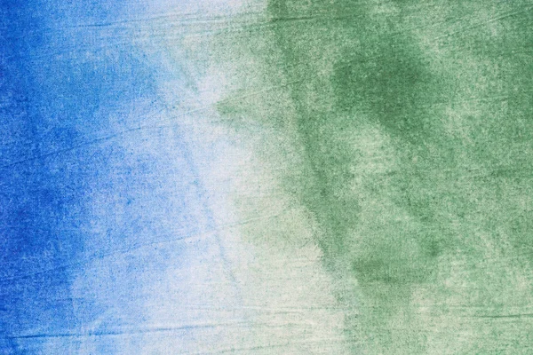 blue and green painted textile background