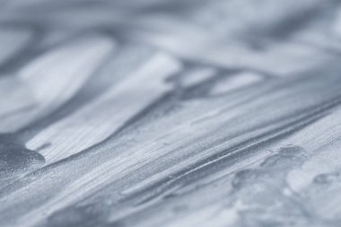 gümüş boyalı baklava doku seçici odak 