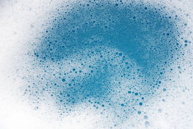 sabun köpük su arka planda bir kabarcıklar 