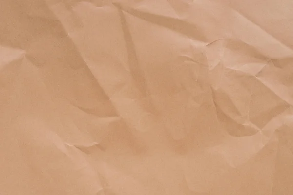 Marrom vincado papel textura fundo — Fotografia de Stock