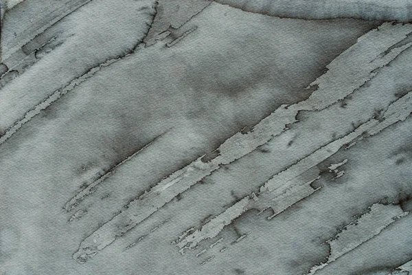 Graue Tinte Aquarell auf Papier Hintergrund Textur gemalt — Stockfoto