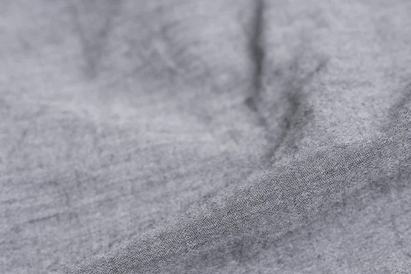 Textura de fundo têxtil cinza vincado — Fotografia de Stock