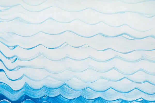 Blauwe Kleur Geschilderd Papier Achtergrond Textuur — Stockfoto