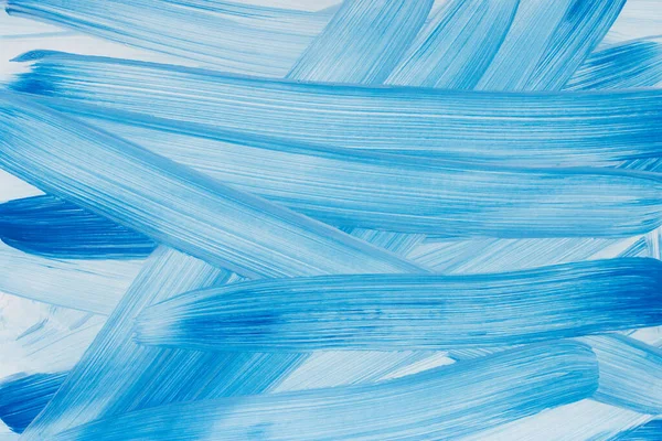 Blaue Farbe Auf Papier Hintergrund Textur Gemalt — Stockfoto