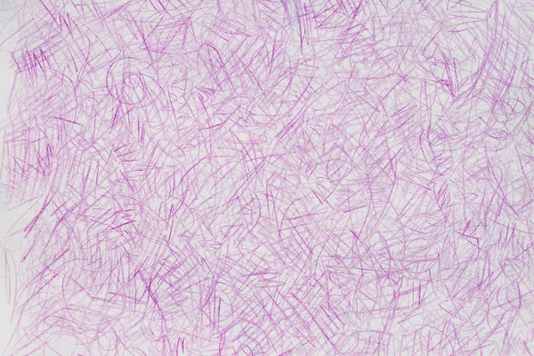 Violet Couleur Abstrait Crayon Dessin Papier Fond Texture — Photo