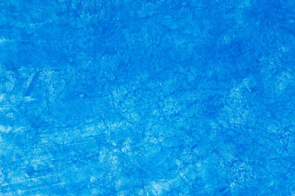 Niebieski Kolor Malowany Papierze Tekstury Tła — Zdjęcie stockowe