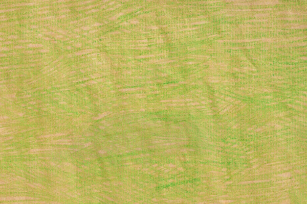 green color crayon drawing on recycled paper background texture