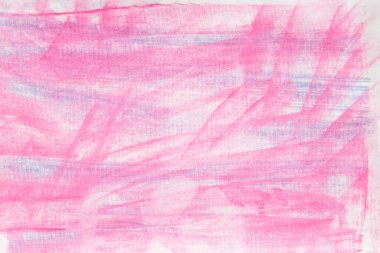 Kağıt arkaplan dokusunda pembe pastel boya.
