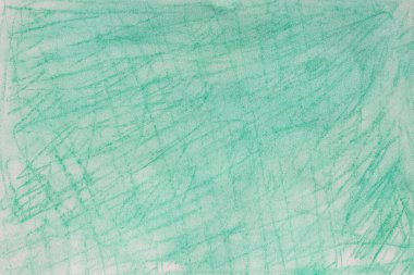 beyaz kağıt üzerinde yeşil renkli pastel pastel boya arkaplan dokusu