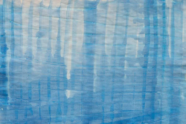 Синій Колір Акварельна Фарбована Текстура Фону — стокове фото