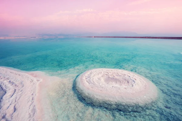 Textura Costa Salgada Mar Morto Antecedentes Natureza Abstrata — Fotografia de Stock