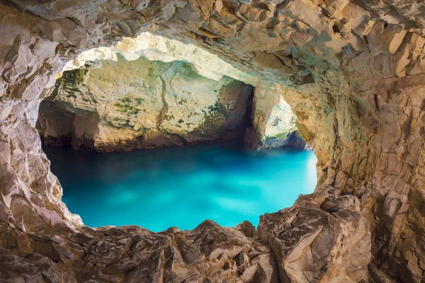 Rosh Hanikra Grottoes สราเอล — ภาพถ่ายสต็อก