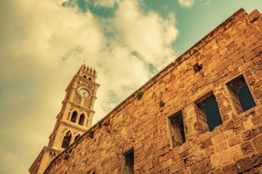 Khan al-Umdan Acre eski şehirde. İsrail