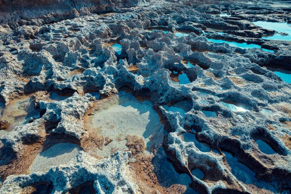 Textura Kamenné Moře Pobřeží — Stock fotografie