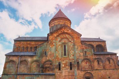 Mtskheta, Gürcistan 'daki Svetitskhoveli Katedrali.