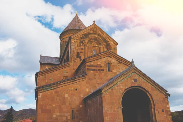 グルジア ムツヘタの古代要塞スヴェティツホヴェリ大聖堂 — ストック写真