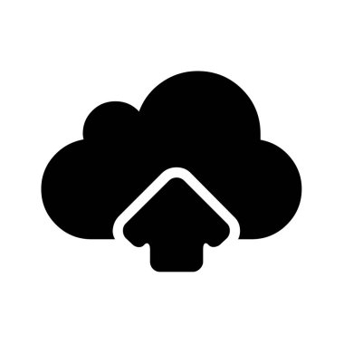 Sembol resimde beyaz bir arka plan ile upload