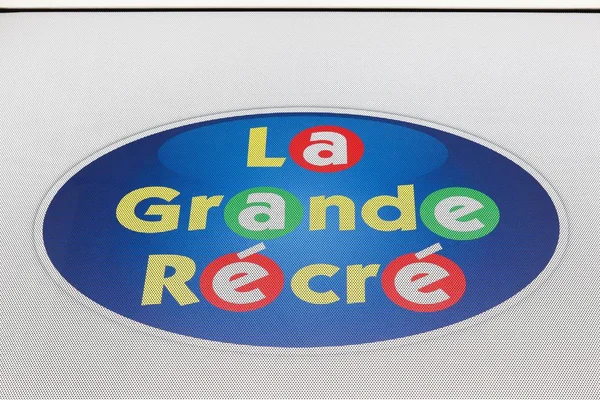 Macon France Mai 2018 Logo Grande Recre Sur Mur Grande — Photo